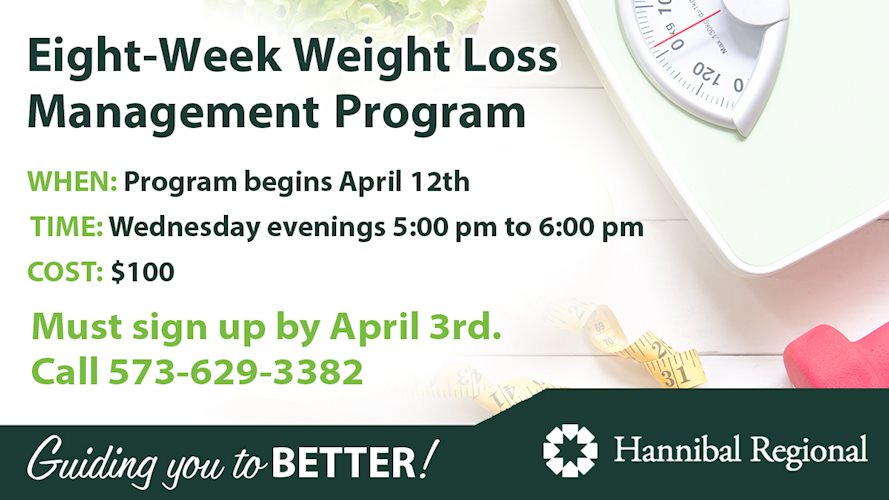 EightWeek Weight Loss Management Program Hannibal Regional